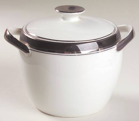 Avanti Platinum Sugar Bowl & Lid