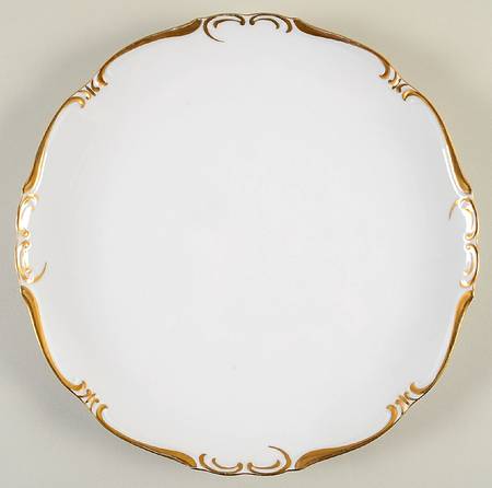 Baroness Gold 12" Chop Plate (Round Platter)