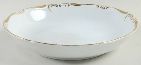 Baroness Gold Coupe Soup Bowl