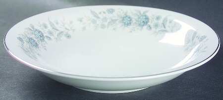Blue Cameo Rim Soup Bowl