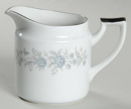 Blue Cameo Creamer