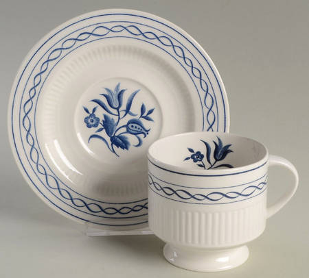 Concord Footed Cup & Saucer Set