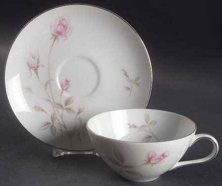 Dawn Flat Cup & Saucer Set