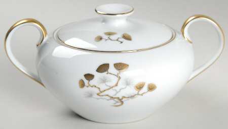 Golden Ming Sugar Bowl & Lid