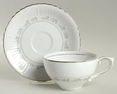 Margot Flat Cup & Saucer Set