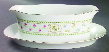 Monique Gravy Boat with Attached Underplate