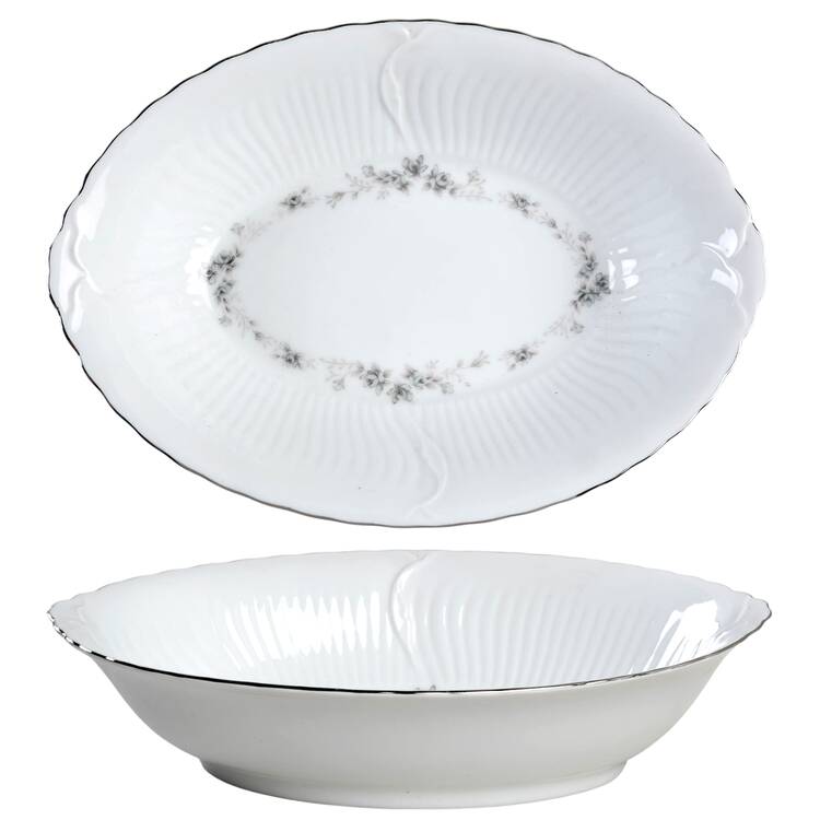 Rosalie 10" Oval Vegetable Bowl
