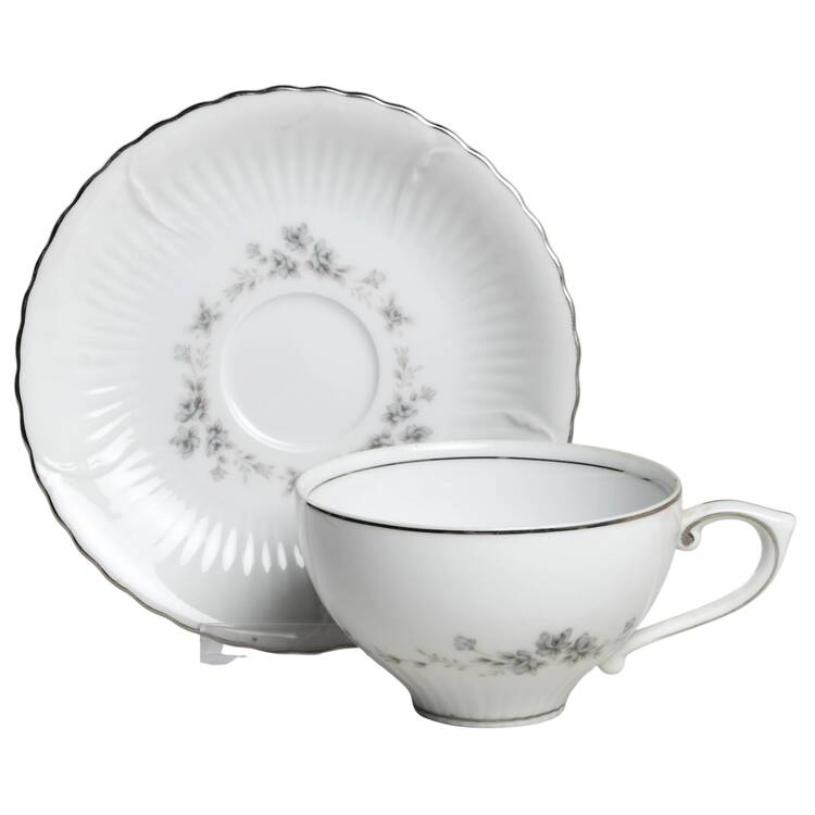 Rosalie Flat Cup & Saucer Set