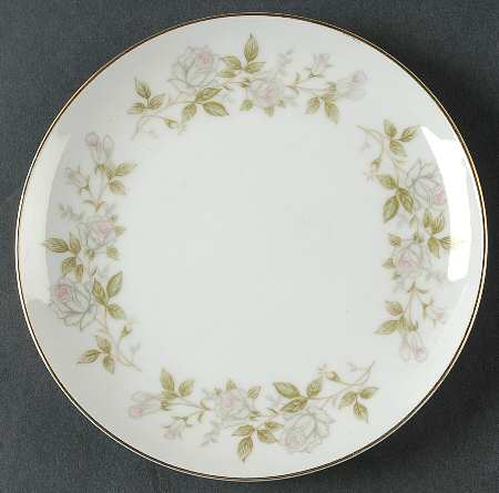 Rose Wreath Bread & Butter Plate