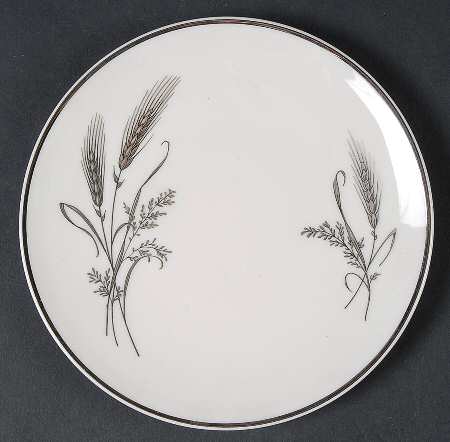 Ancestral Wheat (Platinum) Bread & Butter Plate