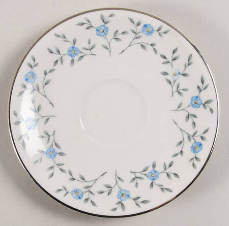 Blue Lace Saucer for Footed Cup