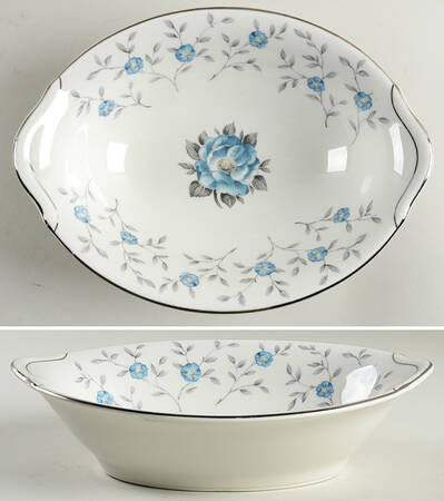 Blue Lace 9" Oval Vegetable Bowl