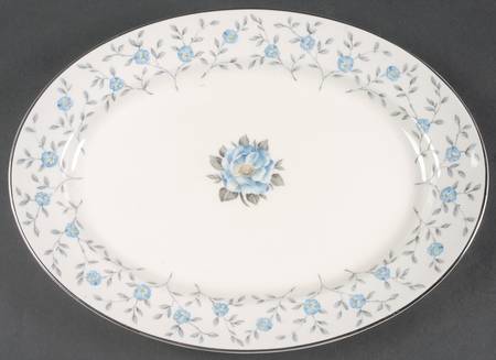 Blue Lace 14" Oval Serving Platter