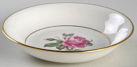 Manor Rose (Gold Trim) Fruit/Dessert (Sauce) Bowl