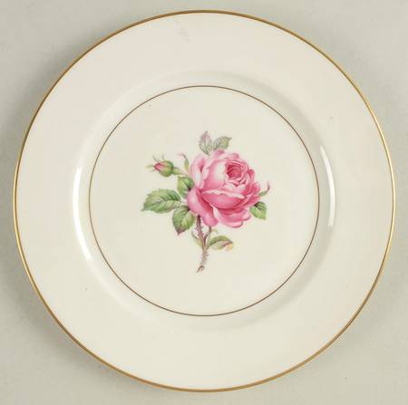 Manor Rose (Gold Trim) Salad Plate