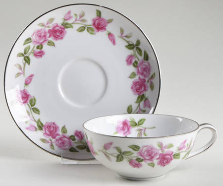 Rambler Flat Cup & Saucer Set