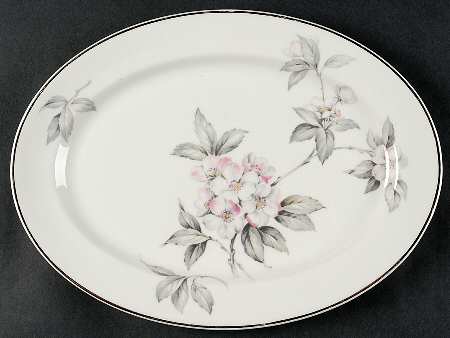 Spring Glory 14" Oval Serving Platter