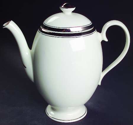 Wedding Band (Platinum Band) Coffee Pot & Lid