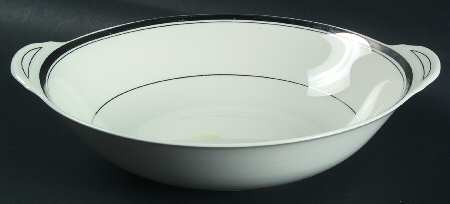 Wedding Band (Platinum Band) 10" Round Vegetable Bowl
