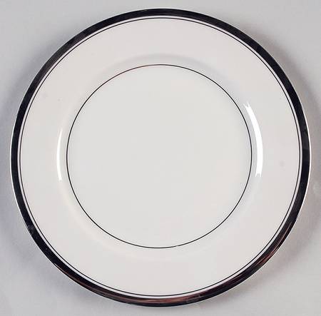 Wedding Band (Platinum Band) Salad Plate