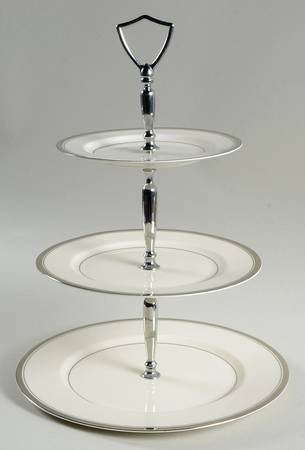 Wedding Band (Platinum Band) 3-Tiered Serving Tray (DP, SP, BB)