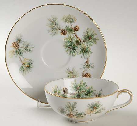 Woodland Flat Cup & Saucer Set