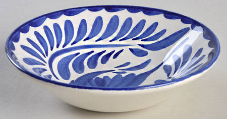 Puebla Blue Fruit/Dessert (Sauce) Bowl