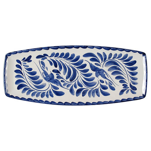 Puebla Blue Appetize/Bread Tray
