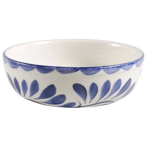 Puebla Blue 8" Round Vegetable Bowl
