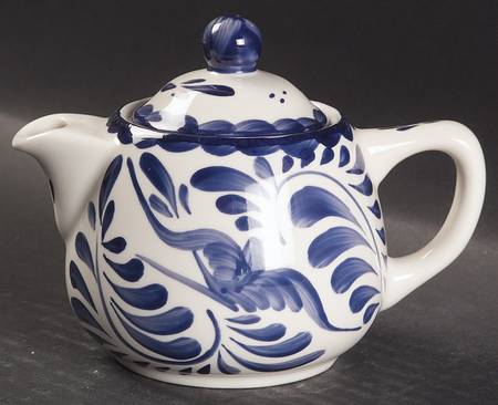 Puebla Blue Mini Teapot & Lid