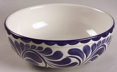 Puebla Blue 7" Round Vegetable Bowl