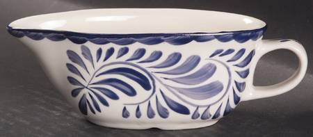 Puebla Blue Gravy Boat