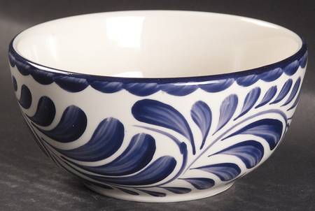 Puebla Blue 8 Oz Cup No Handle