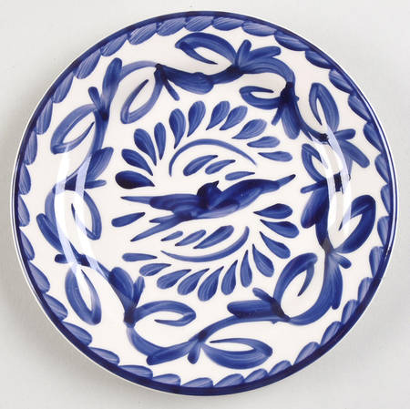 Puebla Blue Bread & Butter Plate
