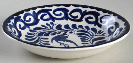 Puebla Blue Coupe Soup Bowl