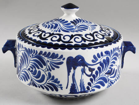 Puebla Blue Tureen & Lid