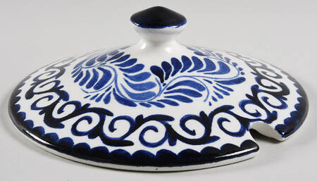 Puebla Blue Lid for Tureen