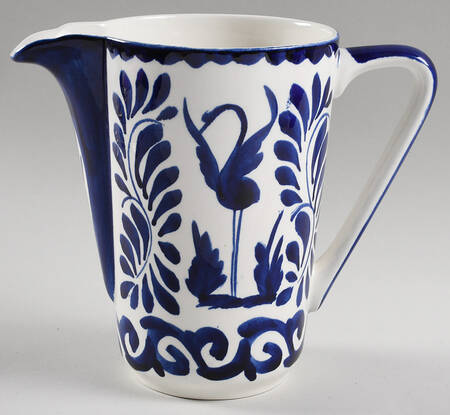 Puebla Blue 40 Oz Pitcher