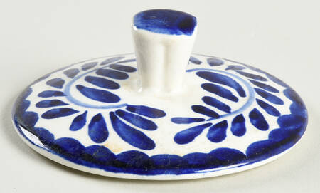 Puebla Blue Lid for Sugar Bowl