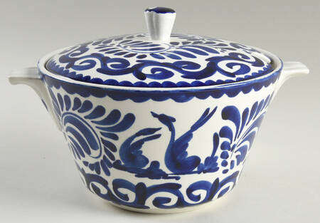 Puebla Blue Tureen & Lid