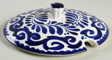 Puebla Blue Lid for Tureen