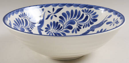 Puebla Blue 10" Nesting Bowl