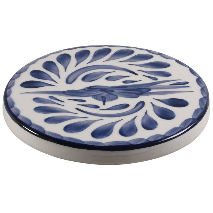 Puebla Blue Lid for Treat Jar