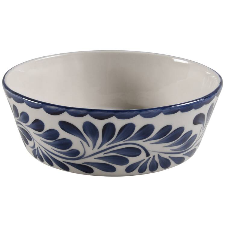 Puebla Blue Pet Bowl