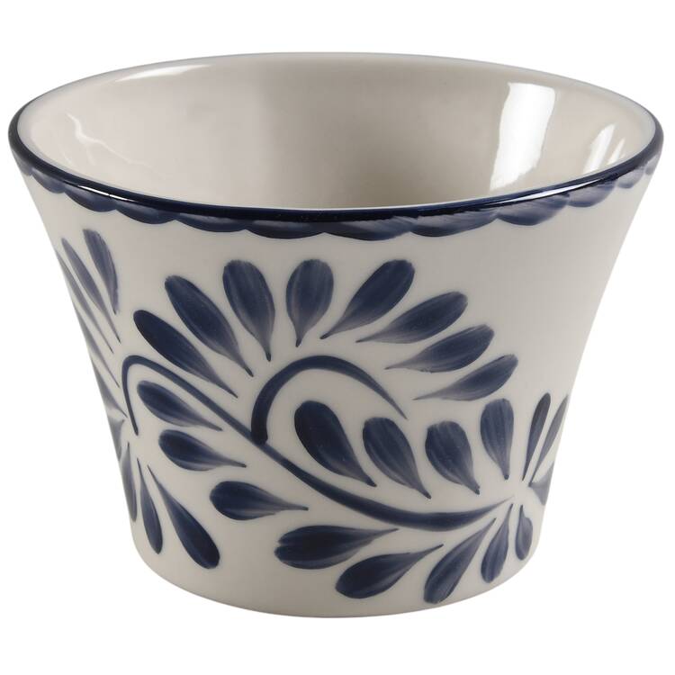 Puebla Blue 4" Cachepot by Anfora (Mexico)