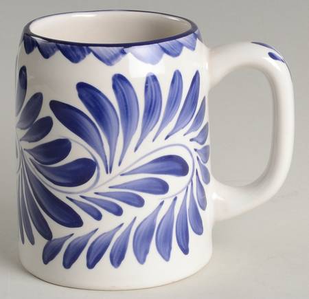 Puebla Blue Beer Mug
