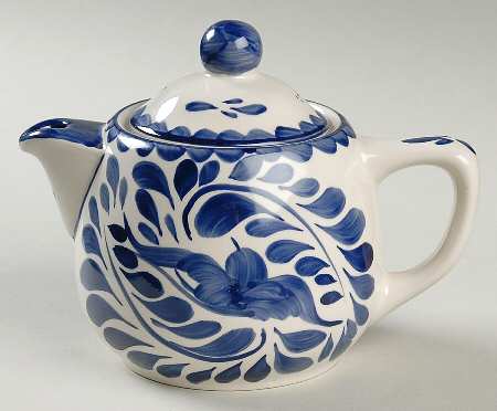 Puebla Blue Mini Teapot & Lid