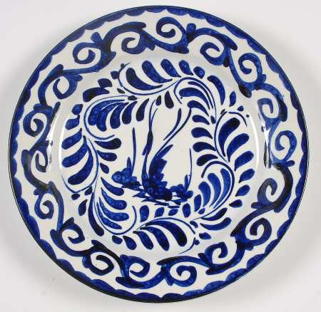 Puebla Blue Luncheon Plate