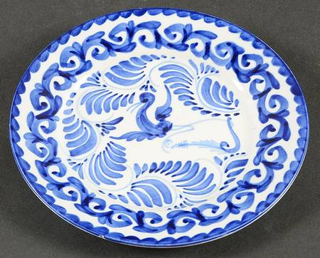 Puebla Blue Salad Plate