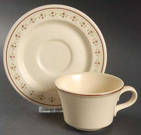 Chantilly Flat Cup & Saucer Set